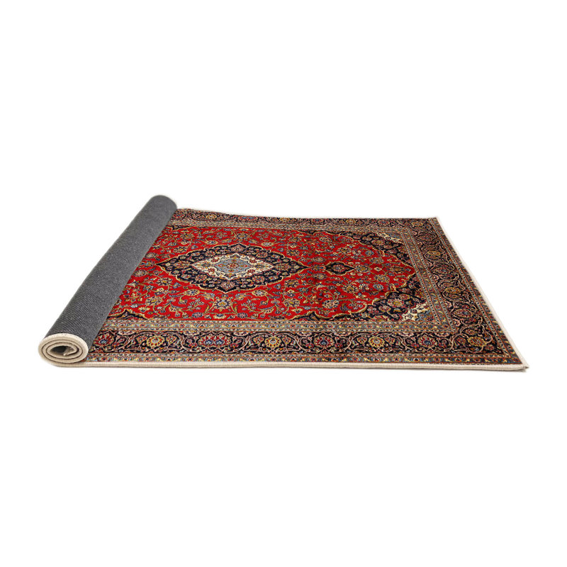 Tapis oriental orange, Rond 6 pi
