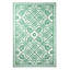 Garden Carpet Tiles Green White S