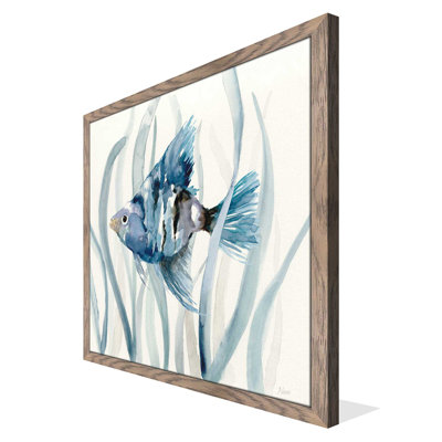 «Fish In Seagrass II», reproduction encadrée
