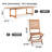 9-piece Extendable Solid Eucalyptus Wood Patio Dining Set With Folding Chairs