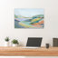 Retour à la nature I, art abstrait de la terre et de la mer, paysage naturel, peinture de montagne, art contemporain