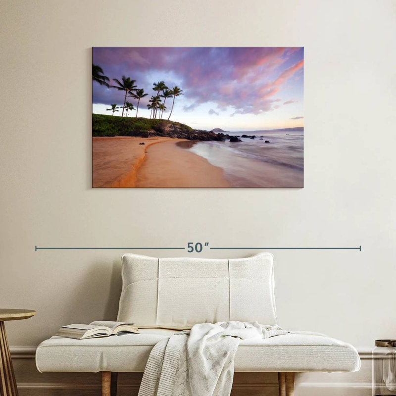 Gillard South Maui Gillard coucher de soleil, H 26 po x l 39 po
