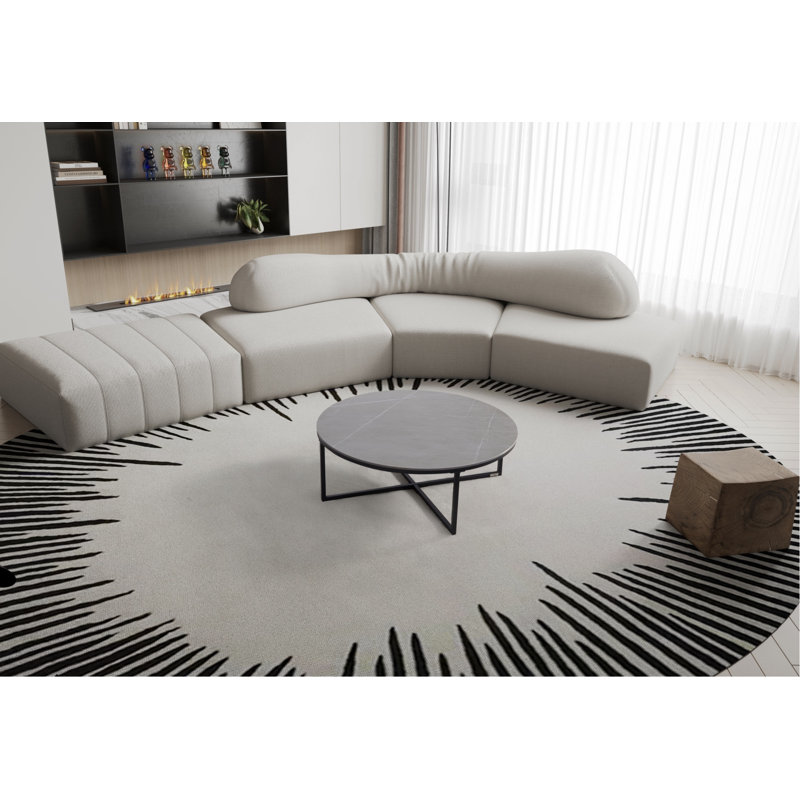 Aseem Trestle Coffee Table, Grey