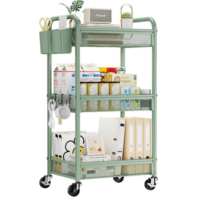 Craft Carts Organizer With Hanging Cups