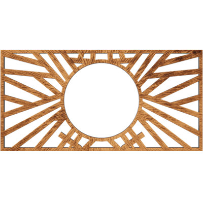 Médaillon de plafond en PVC de qualité architecturale Hoover