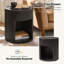Bert 55.8cm Tall Bedside Table wIth Storage-131217818
