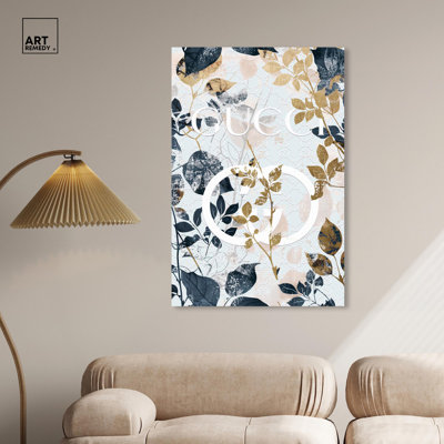 Indigo Blue Fantasy Canvas Fashion Art by Art Remedy