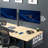 Telescoping Dual Monitor Desk Mount