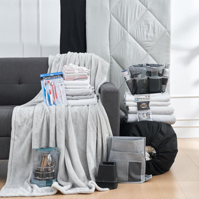 Microfiber / Polyester Box Stitch Comforter