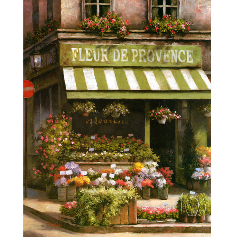 Fleurs de Provence, H 35 po x l 28 po