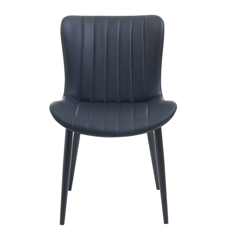 Chaises de salle à manger en similicuir de style Mid-Century moderne pour la cuisine et la salle à manger