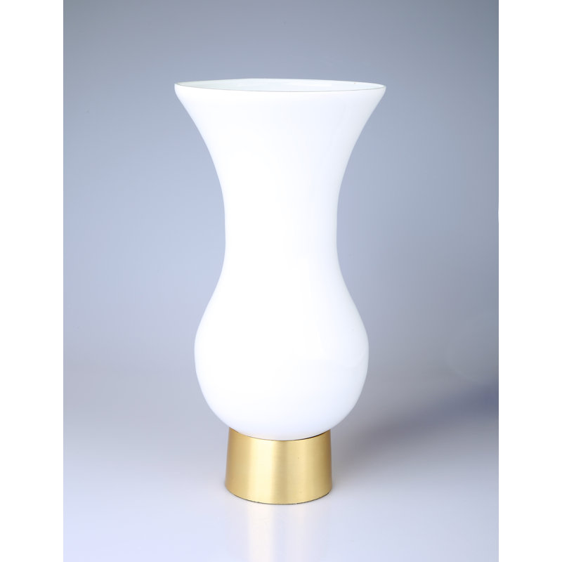 Vase de table en forme de s Beeler, Blanc