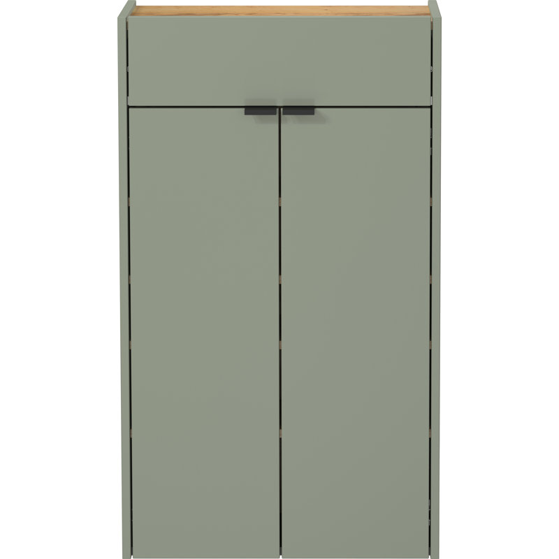 Nyack Rectangle Accent Cabinet, Taupe Green