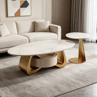 Table basse moderne de luxe italien