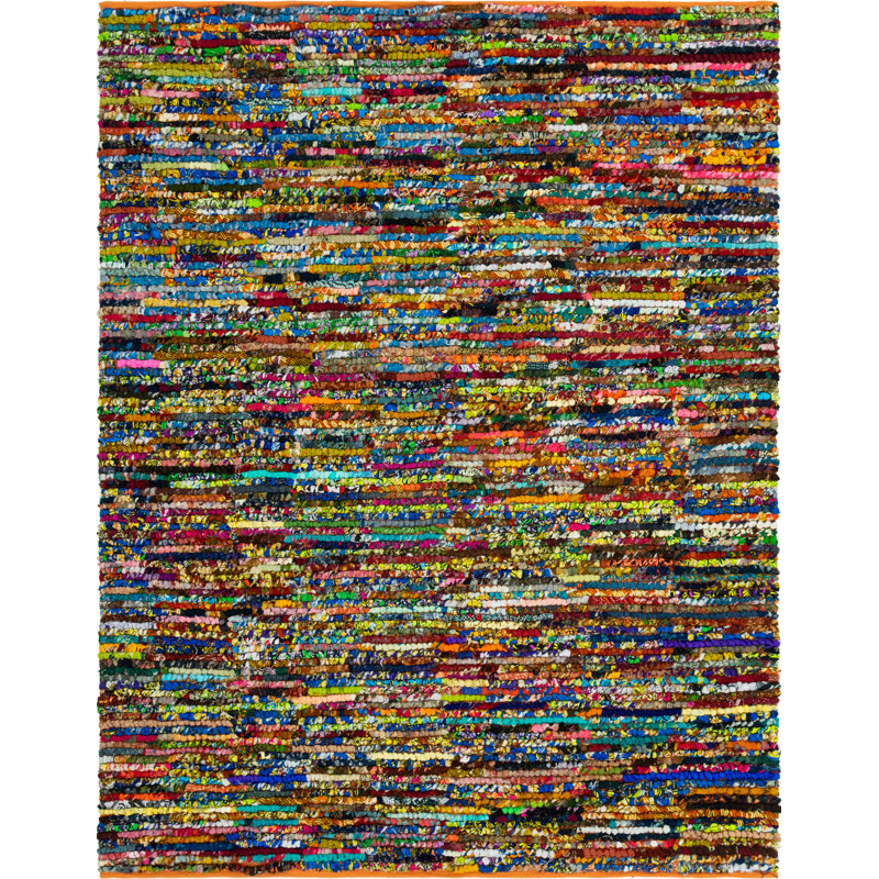 Lilan Cotton Abstract Indoor Rug, Rectangle 9' x 12'2"