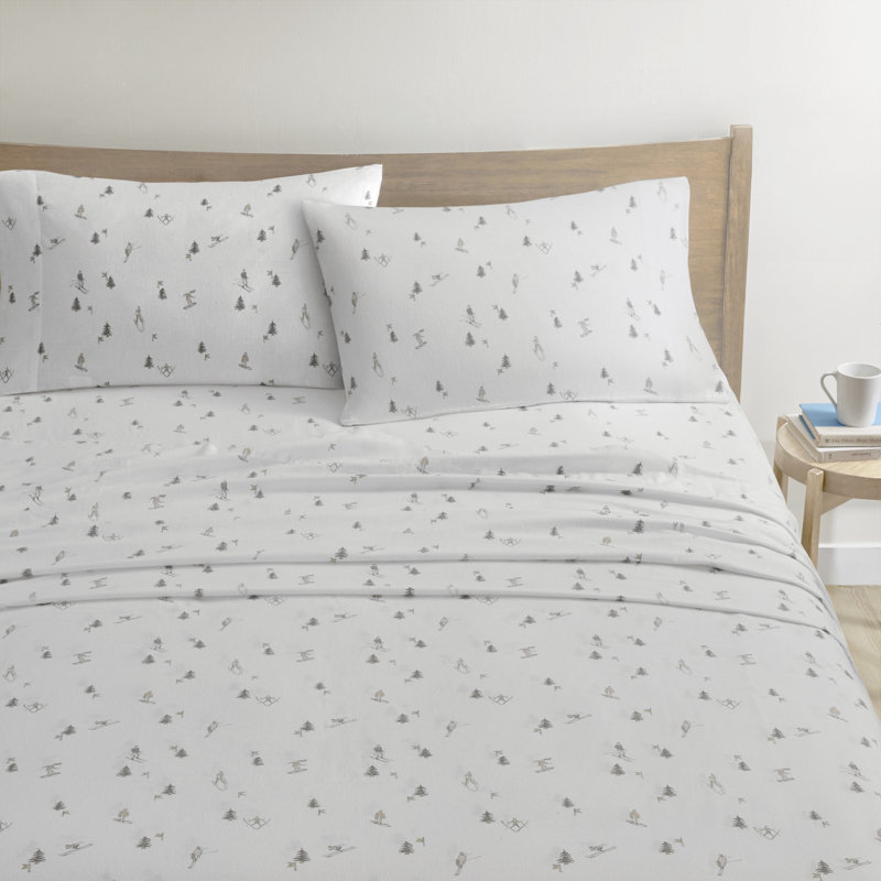 Full Multi Forest Animals Cotton Flannel Sheet Set