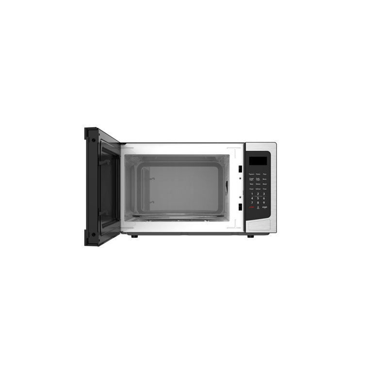Frigidaire 1.1 Cu. Ft. Stainless Steel Countertop Microwave Oven, 1000W Microwave with 10 Power Levels, 6 Quick Cook Menus, Express Cook +30 Sec, Weight & Speed Defrost, LED Display
