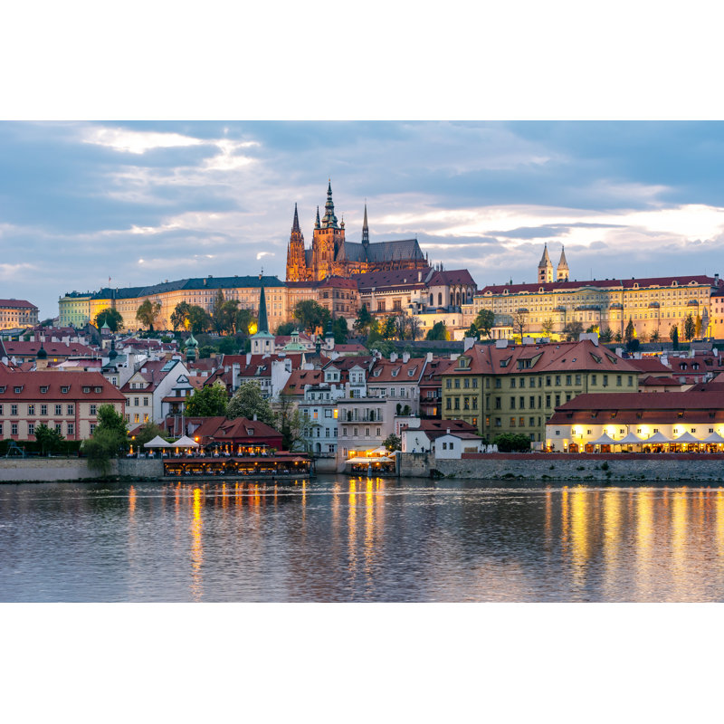 Prague Castle by Vladislav Zolotov - Wrapped Canvas Print, 81cm H x 122cm W