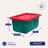 HOMZ Durabilt, Heavy Duty Plastic Storage Bins with Lids-126281889-126281891