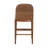 Modern Bohemian Seagrass And Acacia Wood Counter Stool