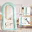 Miroir de plancher en bois manufacturé Jezell-142387186-134807599