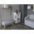 Bar Cart with 6 Built-in Wine Racks, Single-Door Cabinet, and 2 Open Shelves-87704947
