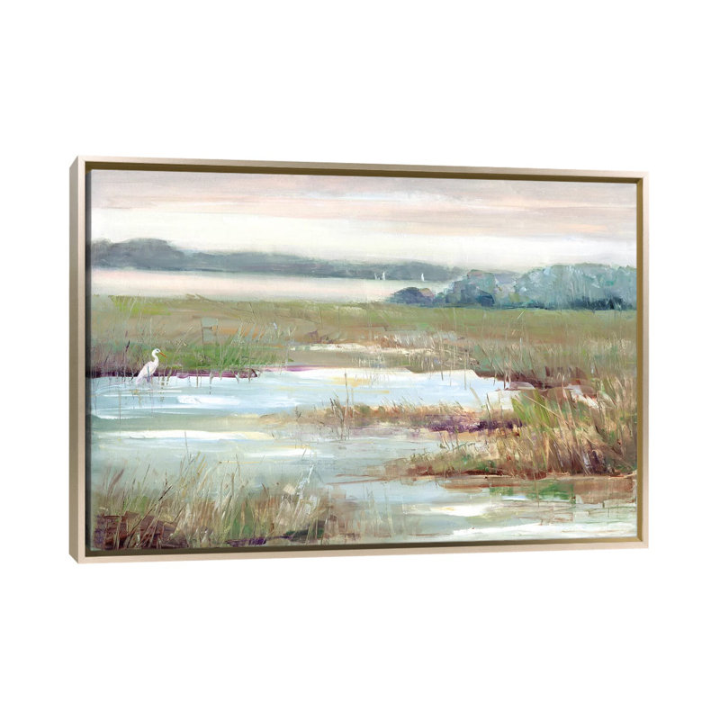 «Early Morning Magic» par Sally Swatland - reproduction d'art, H 40 po x l 60 po x 1,5 po, Toile avec cadre flottant