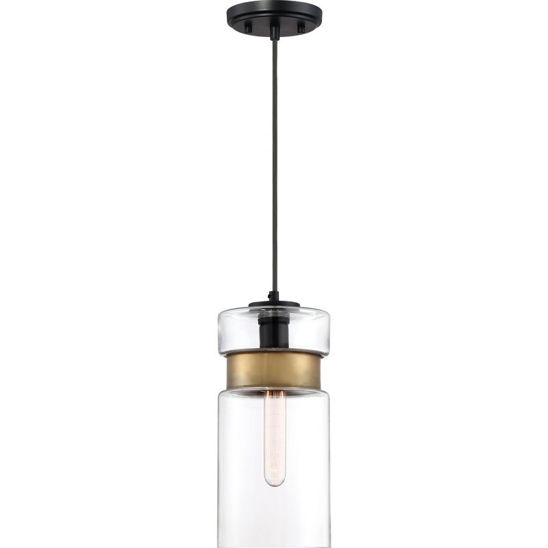 Tuley 1 - Light Mystic Black Single Pendant