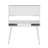 White Multi-functional Study Desk With Magnetic Dry Erase Board, Storage Shelves & Pull-out Drawer