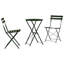 2 - Person Patio Dining Set Rectangular Table with Cushions Included-1205524623