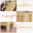 43" Console Table, Modern Wood Side Table With Open Storage Shelves, Freestanding Narrow Display Shelf, Accent Table, Behind Couch Table For Living Room, Hallway, Foyer-1964929060