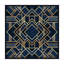 Art déco III par Elisabeth Fredriksson - Impression sur toile tendue sur châssis-15143714-15143720