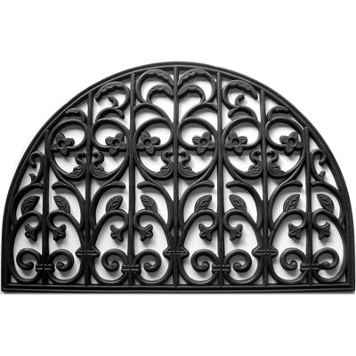 Cheral Non-Slip Geometric Doormat