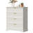 Modern 36.61" H 4 Drawers Dresser with Metal Handle
