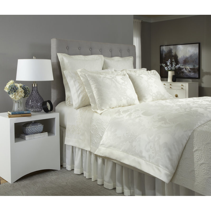 Darian 100% Cotton Sham, Standard, White