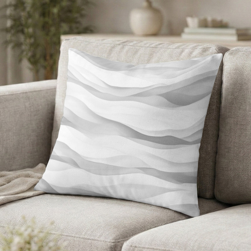 Coussin décoratif abstrait Abstract, H 16 po x l 16 po