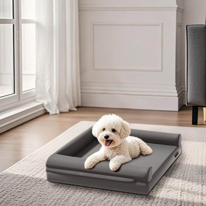 Pet Bed Bolster, 18cm H x 78cm W x 58cm D