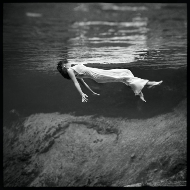 Floating 1 Print by Grand Archives, 36" H x 36" W, Black Framed 