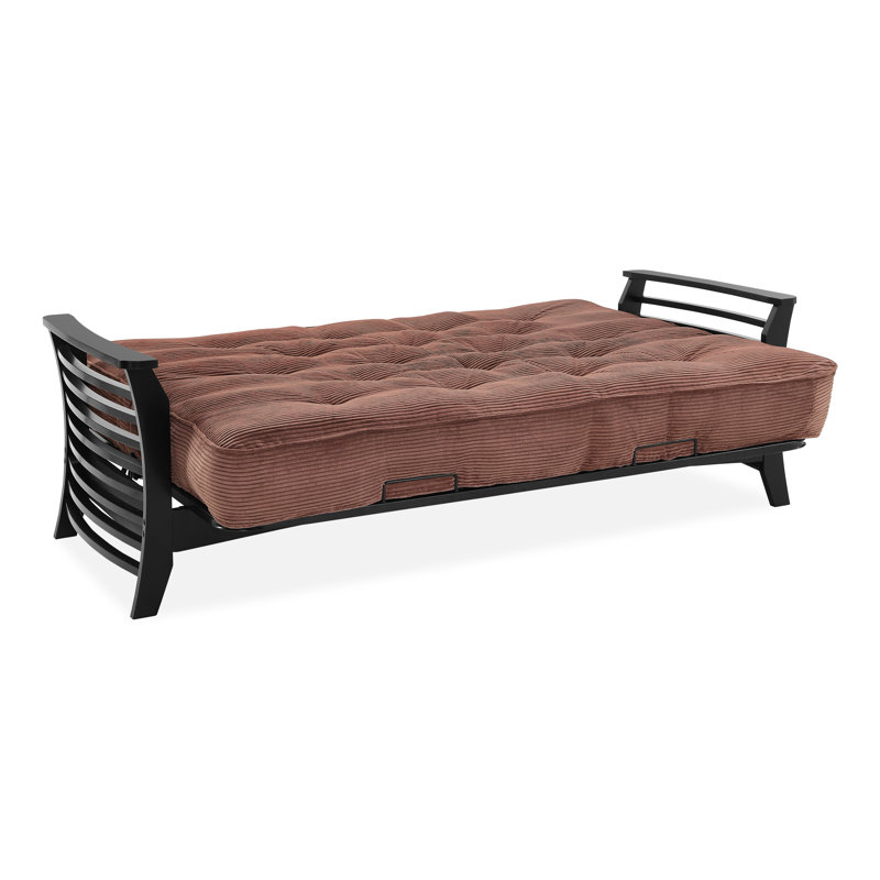 Futon et matelas Mccaffery, Velours côtelé java