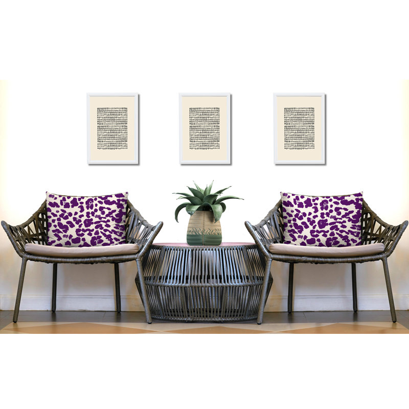Coussin intérieur / extérieur Lexy, 20x14, Purple