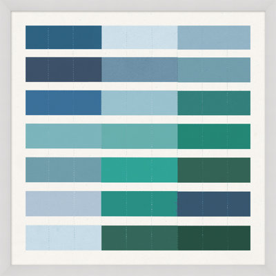 Shades Of Blue 3 Print