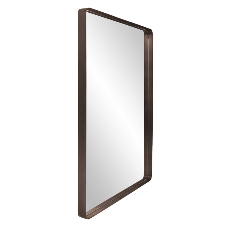 Miroir d'appoint Steele, 40 po x 30 po , Laiton