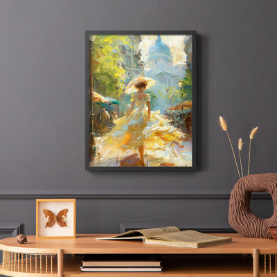 «WOMEN Series DCCLxx III», reproduction encadrée de qualité supérieure - prête à être accrochée - aucun clou requis