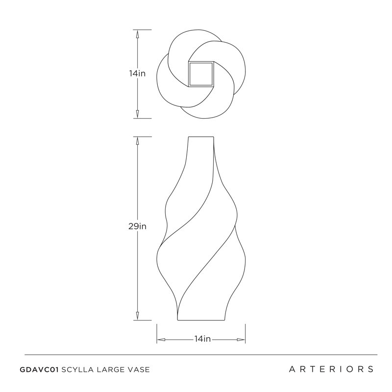 Scylla Large Vase