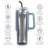 40 oz Thermal Mug w/Straw
