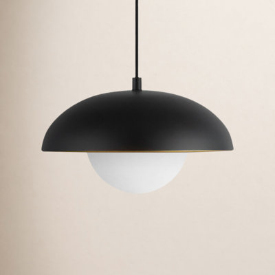 Alessia Single Light Glass Pendant
