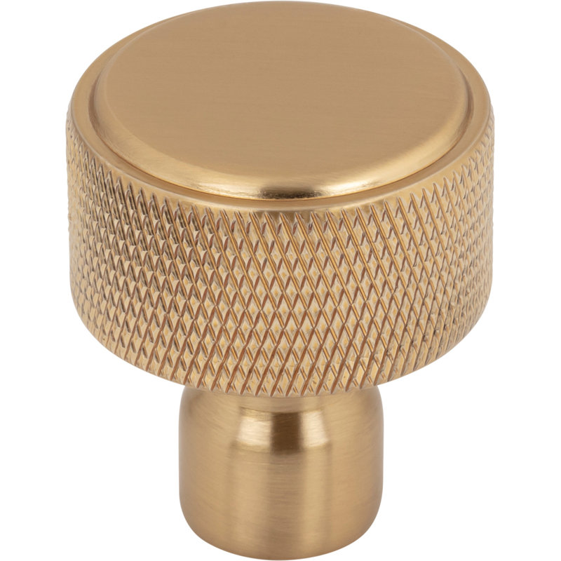 Garrison Round Knob, Honey Bronze, 1 1/8" Knob Diameter