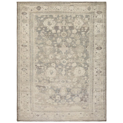 Rugs By Tissage One-of-a-Kind Rectangle 9'2" X 12'1" New Age Area Rug Beige