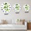 Green Field Plant Foliage - Horloge murale-60327019