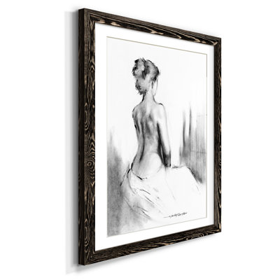 " Soft Silhouette I " Painting Print